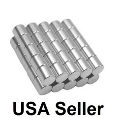Lot 1/2″ 3/4″ 3/8″ 1/4″ 5/16″ Neodymium Rare Earth Cylinder Disc Magnets N48 N50