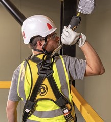 Guardian 10900 Halo Web Personal Self Retracting Lifeline (SRL), 11 Ft