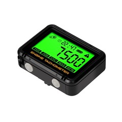 Digital Inductive Tachometer RPM Hour Meter 18000 RPM Max Recall IP68 Waterproof