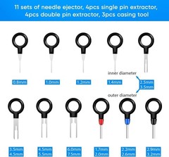 82Pcs Terminal Pin Removal Tool Kit Pin Extractor Tool Set Wire Terminal Release
