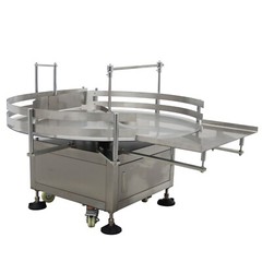 Bottles Accumulation Table39.3″ Dia. Bottle Turn Rotary Sorter w/Wheel 30.7″ H