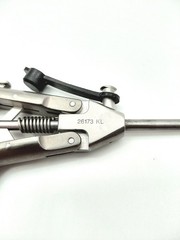 Karl Storz 26173KL Laparoscopic Macro Needle Holder 5mm x 33cm TC Pistol Grip