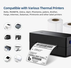 4×6 Direct Thermal Labels Premium Zebra Eltron 2844 ZP450 Compatible 250 Rolls