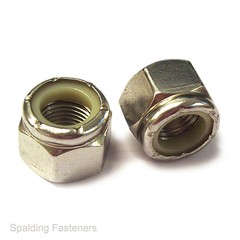 UNF Stainless Steel Nyloc Nylon Lock Nut 3/16 1/4 5/16 3/8 7/16 1/2 9/16 5/8 3/4