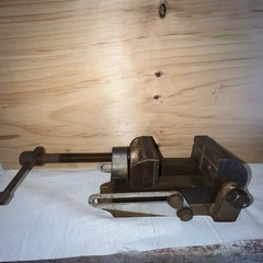 Vintage Tilting Machinist Drill Press Vise 1.5” X 2 1/2” Jaws USA