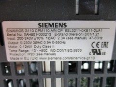 SIEMENS 6SL3211-0KB11-2UA1 200-240V 2.3A NUPI