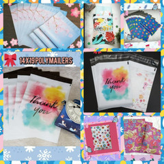 50 pc Variety Designer Poly Mailer Plastic Envelope Shipping Bag 10×13 14×19 6×9