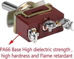 Silver Contact Heavy Duty 20A 125V 15A 250V SPST 3 Terminal Pin (ON)-OFF-(ON) Mo