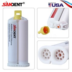 SANDENT Dental Impression Material Silicone Putty Light Body Normal 50ML,1-25/Bx