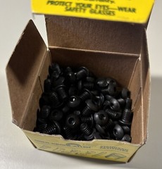 Holo-Krome 1/4-20×3/8” Socket Button Head Cap Screws Black 64040 New 100ct