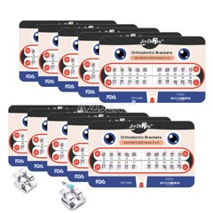 Dental Orthodontic Brackets Braces Monoblock Mini Roth/MBT .022″ Hooks 3 4 5