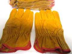 PIP BROWN COWHIDE LEATHER DRIVERS GLOVE 69-138/S STRAIGHT THUMB BY THE DOZEN
