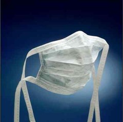 *50-Pieces* 3M Tie-On Surgical EN14683 Type II Blue Face Mask 1818