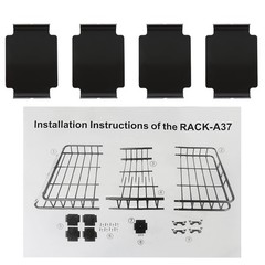 Universal 64 Extendable Roof Rack Cargo Basket Black Steel for SUV Truck Car Van