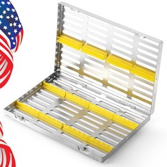Dental Sterilization Rack Surgical Autoclavable Sterilization Box File Burs
