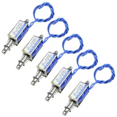1-10PCS JF-0530B 24V 5N/10mm Pull-Push-Type Reset-Style Solenoid Electromagnet