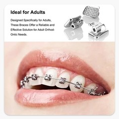 Dental Orthodontic Buccal Tubes 018 022 1st 2nd Molar Tube Roth MBT Bondable*200