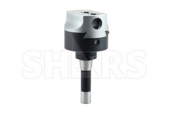 Shars 4″ Adjustable Boring Head 0.0005 Radius + Removable R8 Shank NEW M]