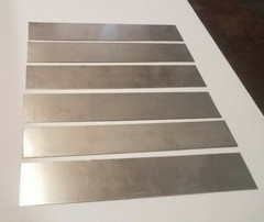Stainless Steel Sheet Metal (6 pieces) 24ga. 1-1/4″ x 9″ Type 316 S S