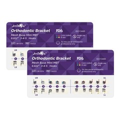 Dental Orthodontic Non-Conv 1st Molar Bondable Monoblock Roth 0.022 Buccal Tubes