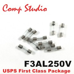 10X 3A 250V Fast Acting FUSES F3AL250V 3 Amp Fast-Blow FUSE 5mm x 20mm