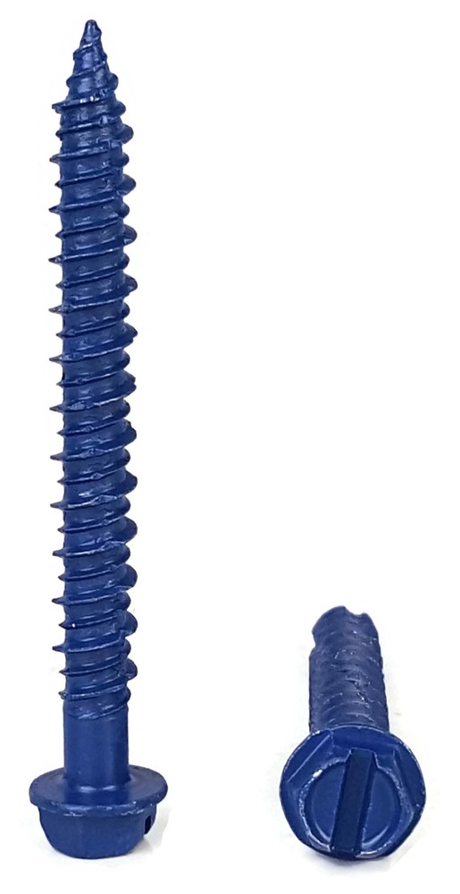 Hex Head Masonry Anchor Concrete Screw 1/4″ x 3-3/4″ Qty 100