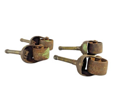 4 VTG Restoration Hardware Industrial Stem Type Furniture Swivel Caster Wheels