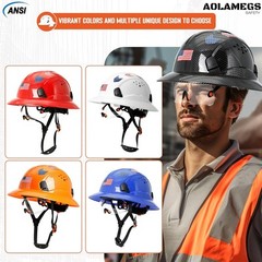 Hardhats size range from 53-63cm/ 20.86-24.80 inch, Bright Black Carbon…