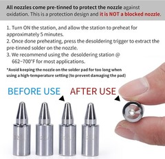 Soldering Iron Desoldering Station Kit with Upgraded Desolder Tool, 110W EVO Sol