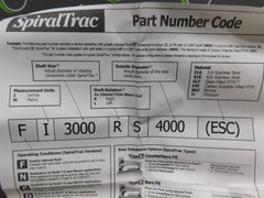 NEW EnviroSeal FI3000RS4250(ESC) SpiralTrac Axially Split Seal Version F Type S