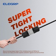 Moisture Resistant NEMA L14-30P Locking Plug – Ergonomic Design for Easy Use