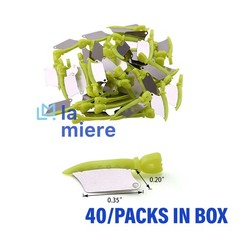 40/PK Disposable Metal Wave Shape Dental Wedges Teeth Wedge Tooth Gap