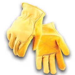 Iron Fencer Leather Work Glove 207 Large Cowhide Leather Fencing Gloves For Men