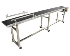 110V Industrial PVC Belt Conveyor for Industrial Transport System 118”x7.8″