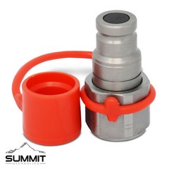 3/8″ Flat Face Hydraulic Quick Connect Male Coupler Fitting, 3/8″ NPT Thread