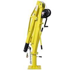 Foldable Hydraulic Swivel Lift Crane 2000LBS Capacity Pickup Truck Bed Hoist