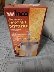 Winco Pro Aluminum Pancake Dispenser APCD-6 5.5lbs 2.5 Quart Capacity 10 Gauge