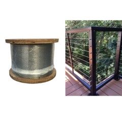 1000 Ft Grade 316 STAINLESS STEEL 3/16″ 7×19 Cable Rail Railing Wire Rope 316SS