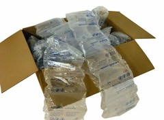 175 Pre-Filled 4″ x 8″ Clear Air Pillows Void Fill Cushions Reusable Storopack