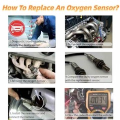 0258017238 LSU 4.9 5 Wire Wideband O2 Oxygen Sensor Compatible With Nissan