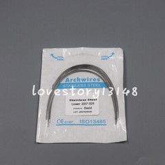 1 Pack Stainless Steel Dental Rectangular Ortho Arch Wires Square/Ovoid/Natural