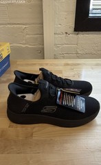 Skechers Work Squad SR Myton Hands Free Slip-ins Black Men’s Size 9 DS