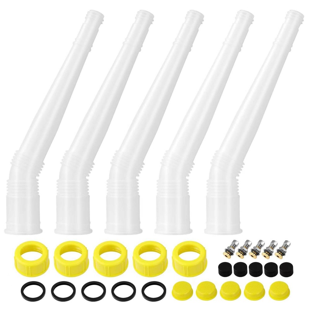 5 SETS Replacement Gas Can Spout fit Midwest ,Scepter, Briggs&Stratton