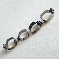 Dental Orthodontic Buccal Tube 1st Molar Tpl/Double Tubes with Bands Convertible