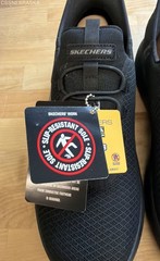 Skechers Work Squad SR Myton Hands Free Slip-ins Black Men’s Size 9 DS