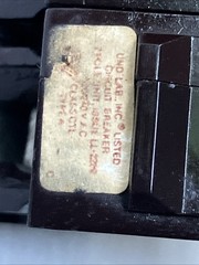 Wadsworth A250NI 50 Amp 2 Pole BIG BODY Plastic Foot Circuit Breaker A250