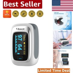 Portable Fingertip Pulse Oximeter – Accurate Blood Oxygen Monitor with Lanyard