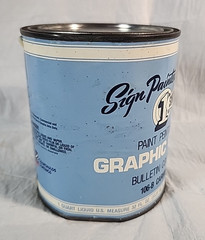 1 Shot Paint Graphic Coat Bulletin Colors 106-B CARMINE 1 Quart One Shot