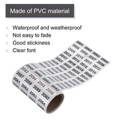2000PCS,2001 to 3000, 3001 to 4000 Consecutive Number Stickers, Inventory Label