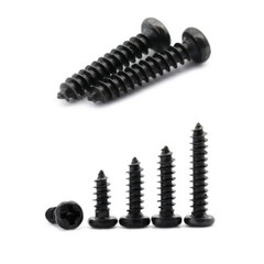 M3 Black Steel Phillips Round Pan Head Self Tapping Screw Sheet Metal Wood Screw